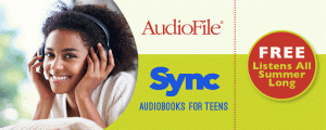 girl listening to book AudioFile Sync